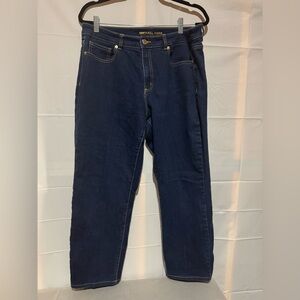 Women’s Michael Kors Dark Blue Dillion Relaxed Jeans Size 12